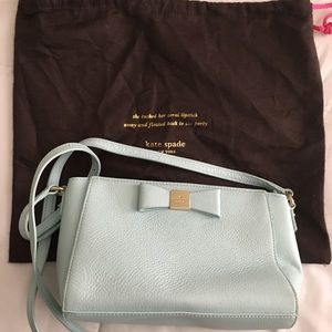Light blue Kate Spade medium crossbody